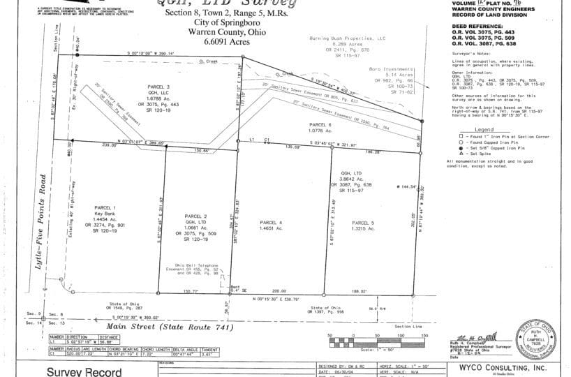Springboro Development Site Plan