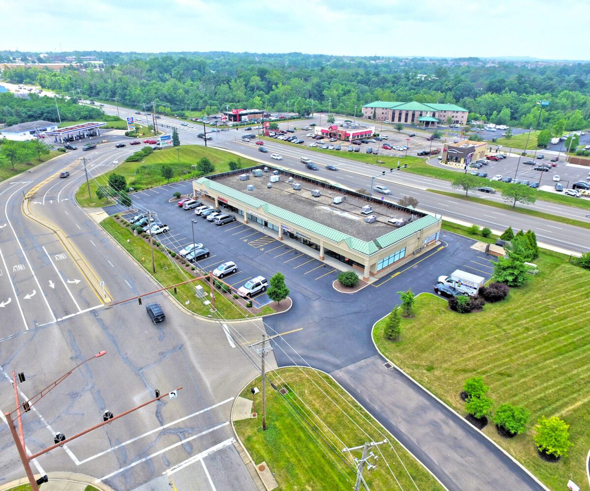 Shoppes of Cobblewood Aerial View
